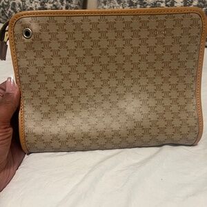 Celine toiletry or clutch bag